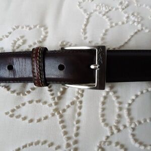 Greg Norman Brown Leather Belt size 36